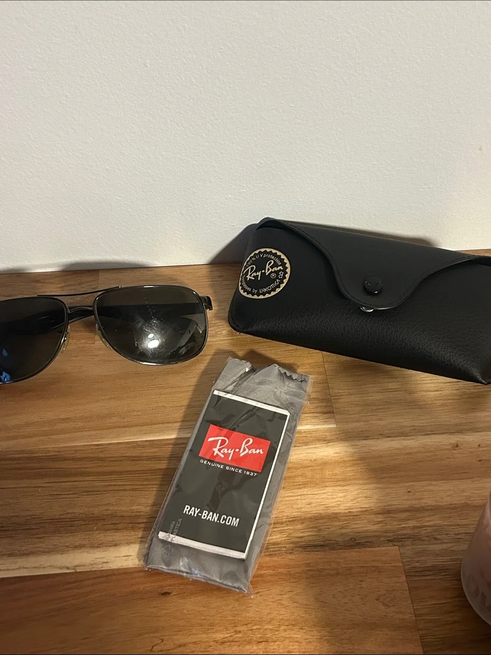 Ray-Ban RB3502 Polarized PRESCRIPTION Aviator Sunglasses